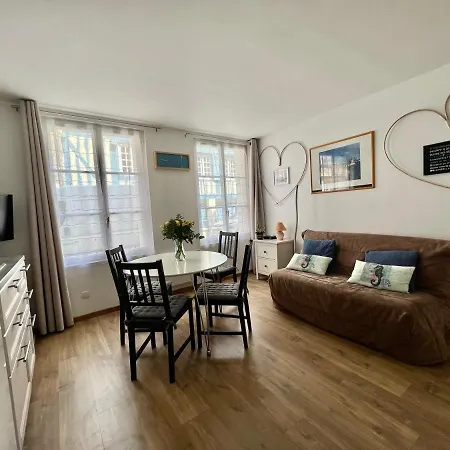 Le Pastel Appartement Honfleur Buitenkant foto