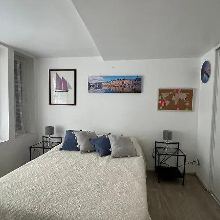 Le Pastel Appartement Honfleur Buitenkant foto