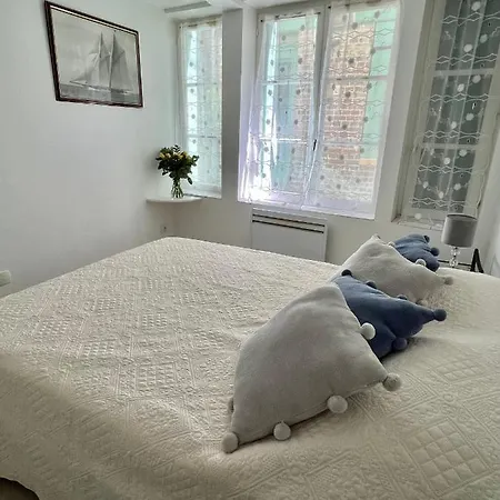 Le Pastel Appartement Honfleur Buitenkant foto